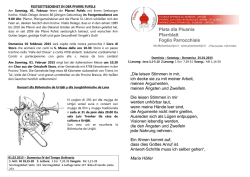 Wenn das Brot, das wir teilen, als Rose blüht, und das Wort, das wir