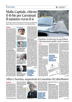 23 12 14 Il.Messaggero La Procura vuole il carcere duro