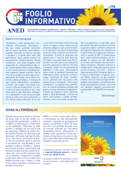 Foglio Informativo 178 &ndash; Luglio 2014