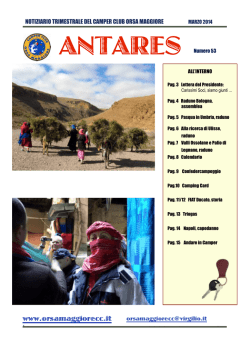 N&deg; 53 - Orsa Maggiore Camper Club