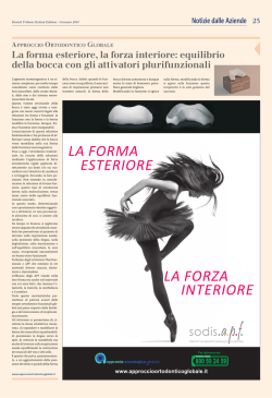 equilibrio della bocca con gli attivatori plurifunzionali