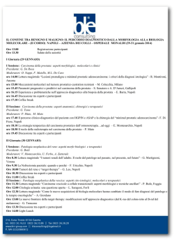 IL CONFINE TRA BENIGNO E MALIGNO: IL