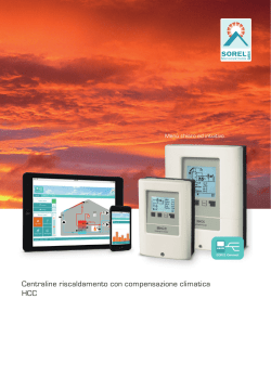 Centraline riscaldamento con compensazione climatica HCC