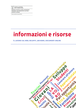 Informazioni utili - Regione Autonoma Friuli Venezia Giulia