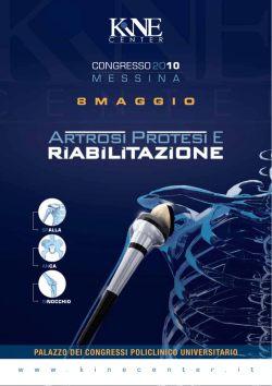 Artrosi, Protesi e Riabilitazione