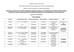 Download - Scienze della Formazione, Psicologia, Comunicazione