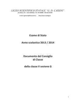 Documento - Liceo Cassini