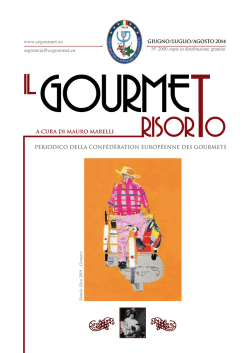 Il Gourmet Risorto Giugno/Luglio/Agosto 2014