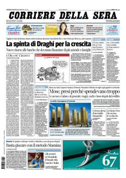 Corriere della sera - 06.06.2014