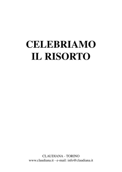 Saggio (PDF) - Claudiana editrice
