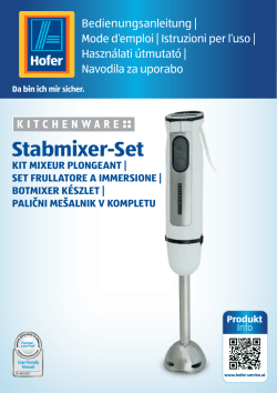 Stabmixer-Set - ALDI SUISSE AG
