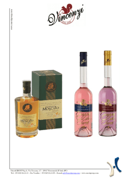 Bianca e Volta Grappe Nuove Distillerie Vincenzi