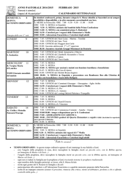 Scarica Avvisi - Oratorio S.Giovanni Bosco Trescore B.
