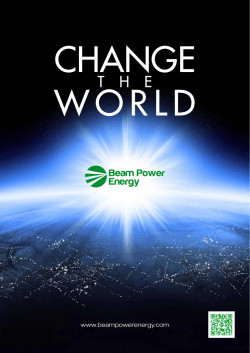 Scarica la brochure Beam Power Energy