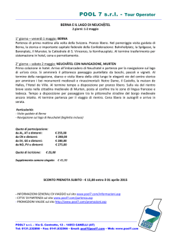 QUI - PARTIRE POOL 7