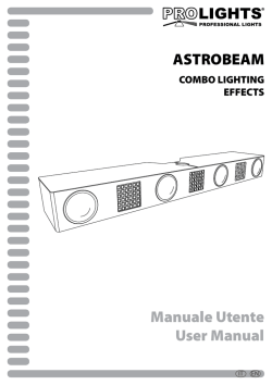 Manuale Utente User Manual ASTROBEAM