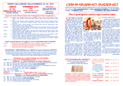 15-02-2015 - Camminiamo insieme