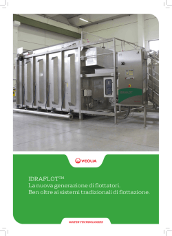 Brochure dei flottatori IDRAFLOT