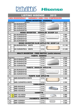 LISTINO HISENSE 2015