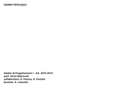 Esempi tipologie - ATELIER DI PROGETTAZIONE