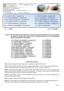 bando rspp - Scuola Carducci Cerignola