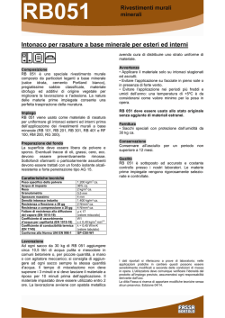 Scheda tecnica - Fassa Bortolo