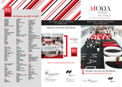scarica flyer - Moda Made in Italy