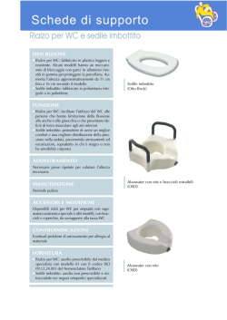 Rialzo per WC e sedile imbottito