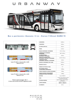 Urbanway Corsor 9 12 m Ribassato