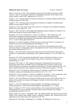 Universit&auml;t Z&uuml;rich - Monte San Giorgio