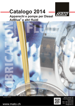 Catalogo 2014 diesel e altri fluidi