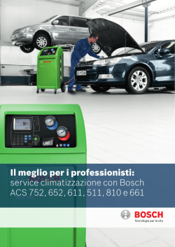 Apparecchiature ACS per il service clima (pdf)