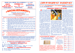 06-01-2015 - Camminiamo insieme