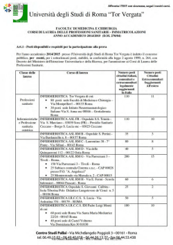 Universit&agrave; degli Studi di Roma "Tor Vergata"