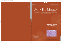 Quaderno I-2007 &ndash; Otite media secretiva in et&agrave;