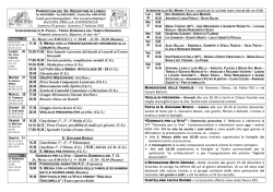 Avvisi - Parrocchia Ss. Redentore Lonigo