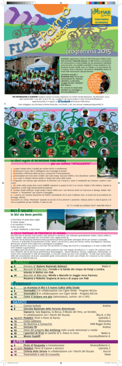 programma gite 2015