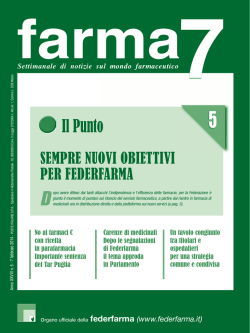 Il Punto - Federfarma Molise