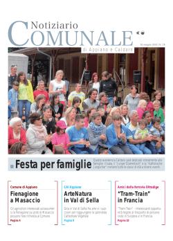Festa per famiglie - Gemeindeblatt von Eppan und Kaltern