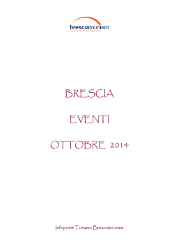 Calendario Eventi Ottobre 2014
