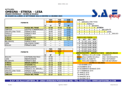 OMEGNA - STRESA - LESA