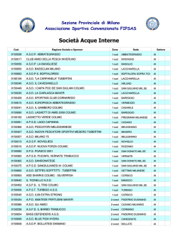 Le Societ&agrave; - Fipsas Milano