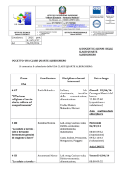 N.282 - Uda classi quarte alberghiero - Einstein