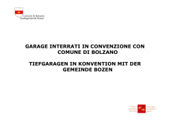 ELENCO PARCHEGGI PERTINENZIALI ESISTENTI