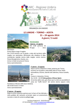 volantino - ARC Regione Umbria