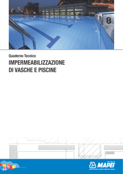 IMPERMEABILIZZAZIONE DI VASCHE E PISCINE