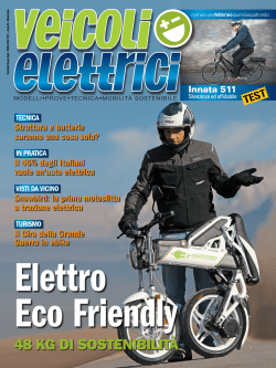 48 KG DI SOSTENIBILIT&Agrave; - Elettro eco friendly