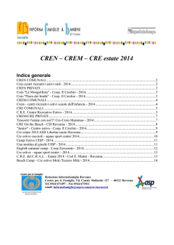 CREN &ndash; CREM &ndash; CRE estate 2014