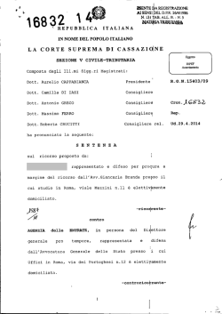 Corte di Cassazione, sez. trib., sentenza 24/07/2014, n. 16832