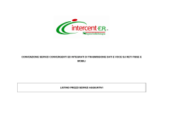 convenzione servizi convergenti ed integrati di